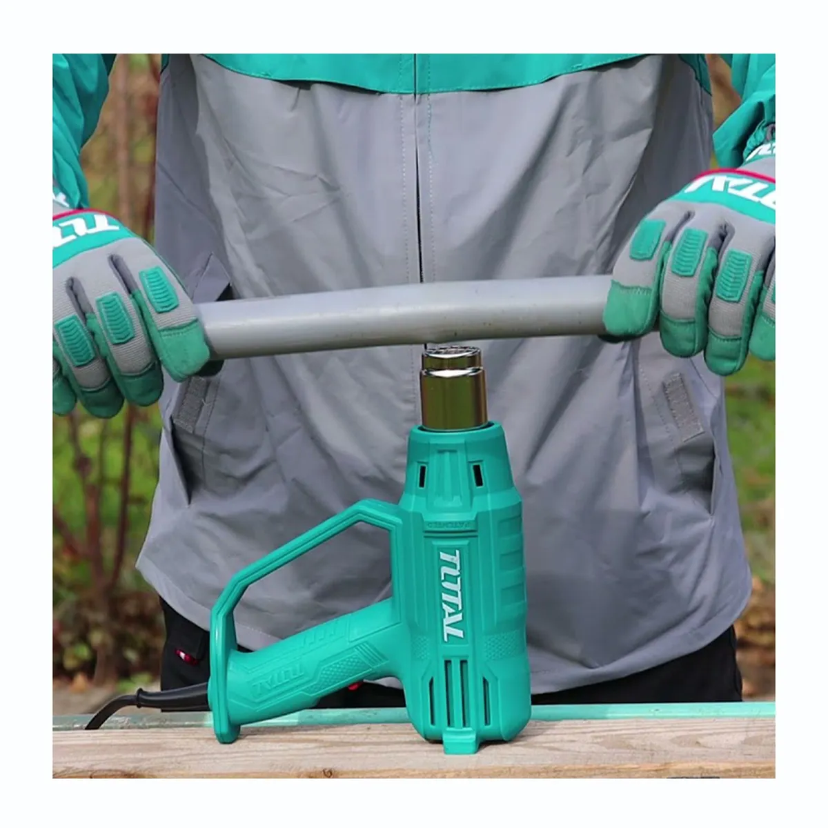 TOTAL TOOLS - HERRAMIENTA DE CALOR 2000W AIRE CALIENTE INDUSTRIAL TOTAL - TB20036