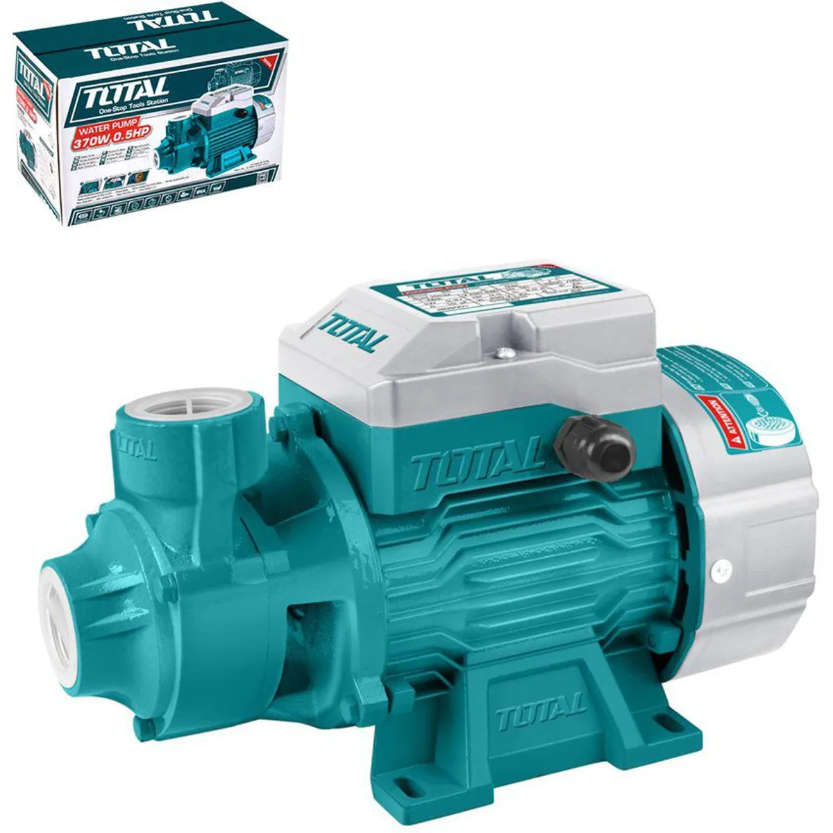 TOTAL TOOLS - HIDROBOMBA AGUA PERIFÉRICA 05HP 35LMIN ELÉCTRICA TOTAL - TWP13706-5