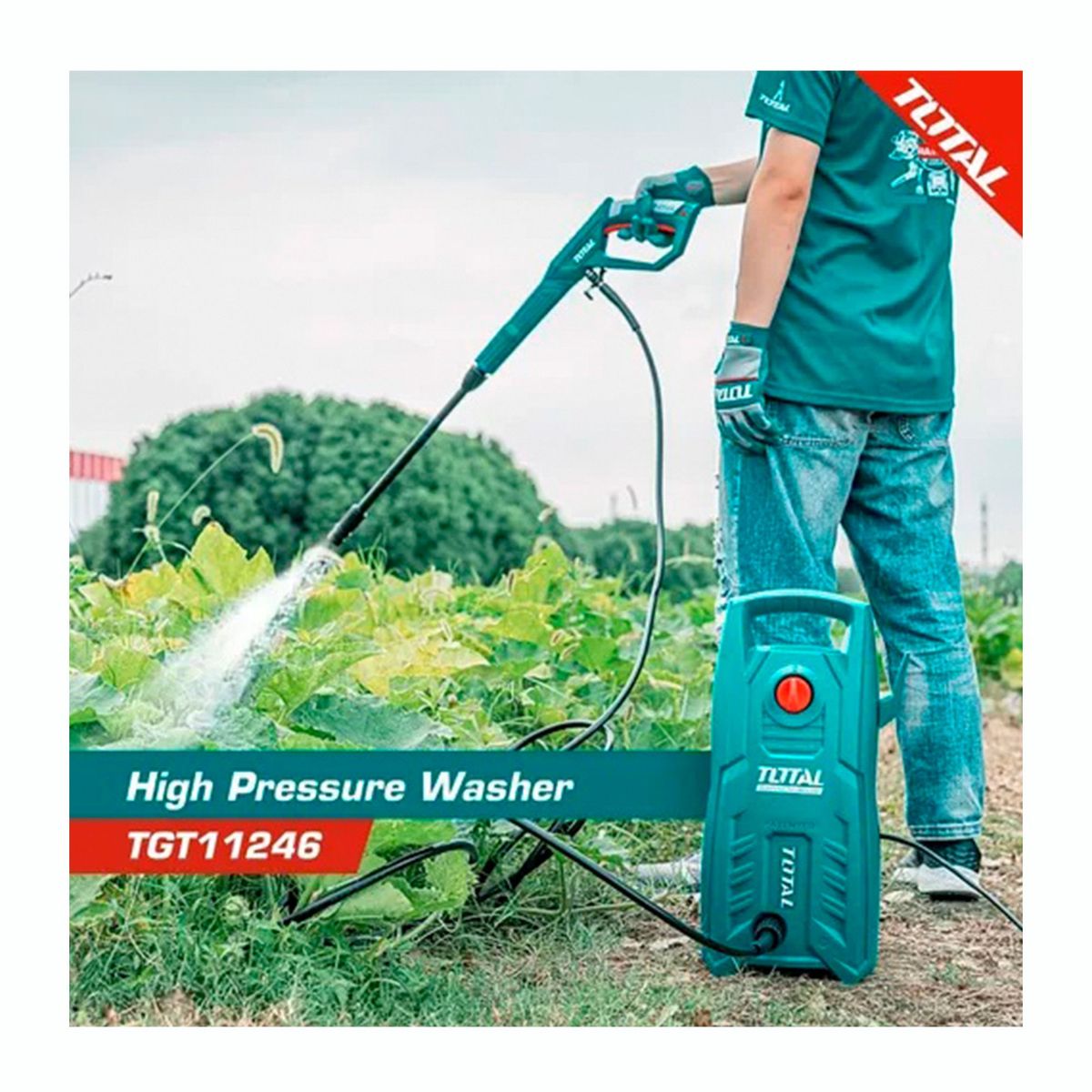 TOTAL TOOLS - Hidrolavadora 1400w Electrica Hidrojet Total