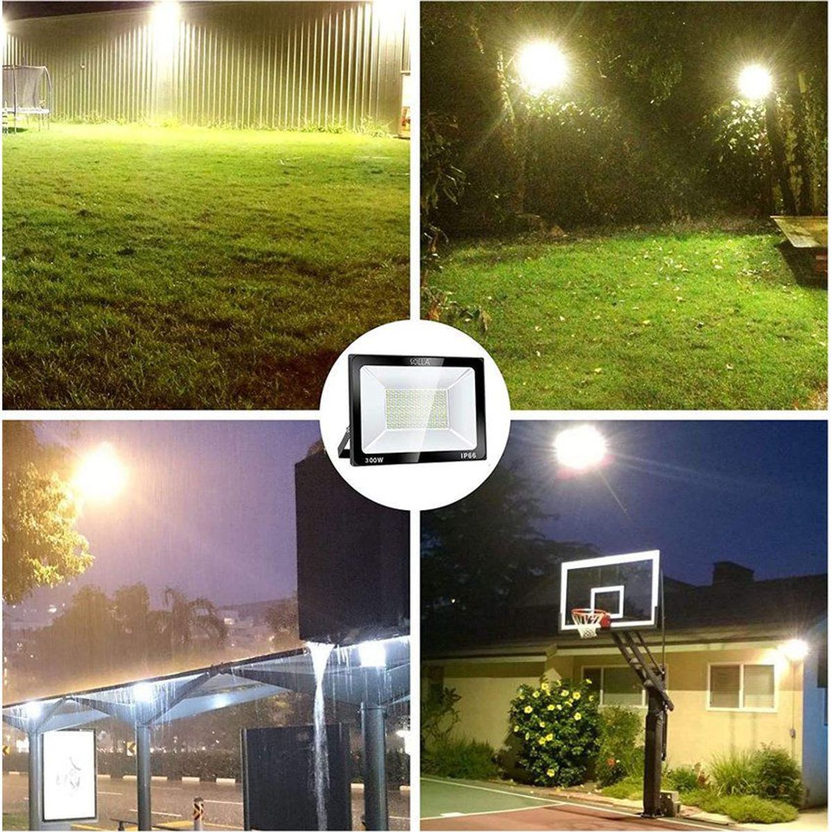 CUBULL - Reflector led 300w profesional exterior luz blanca cubull 11327