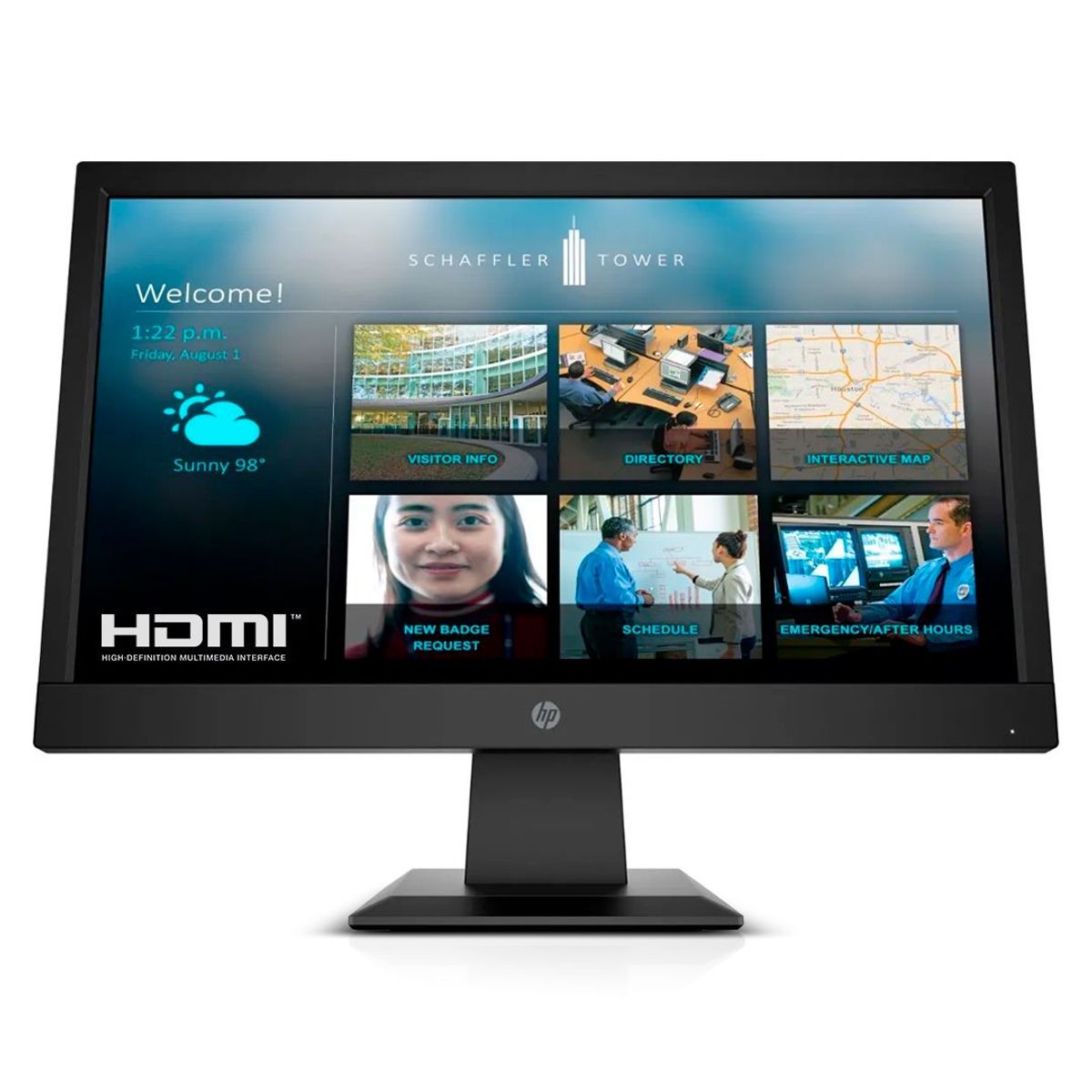HP - Monitor led Hp P19b G4 18.5" HDMI WXGA 1366 x 768 - panel TN
