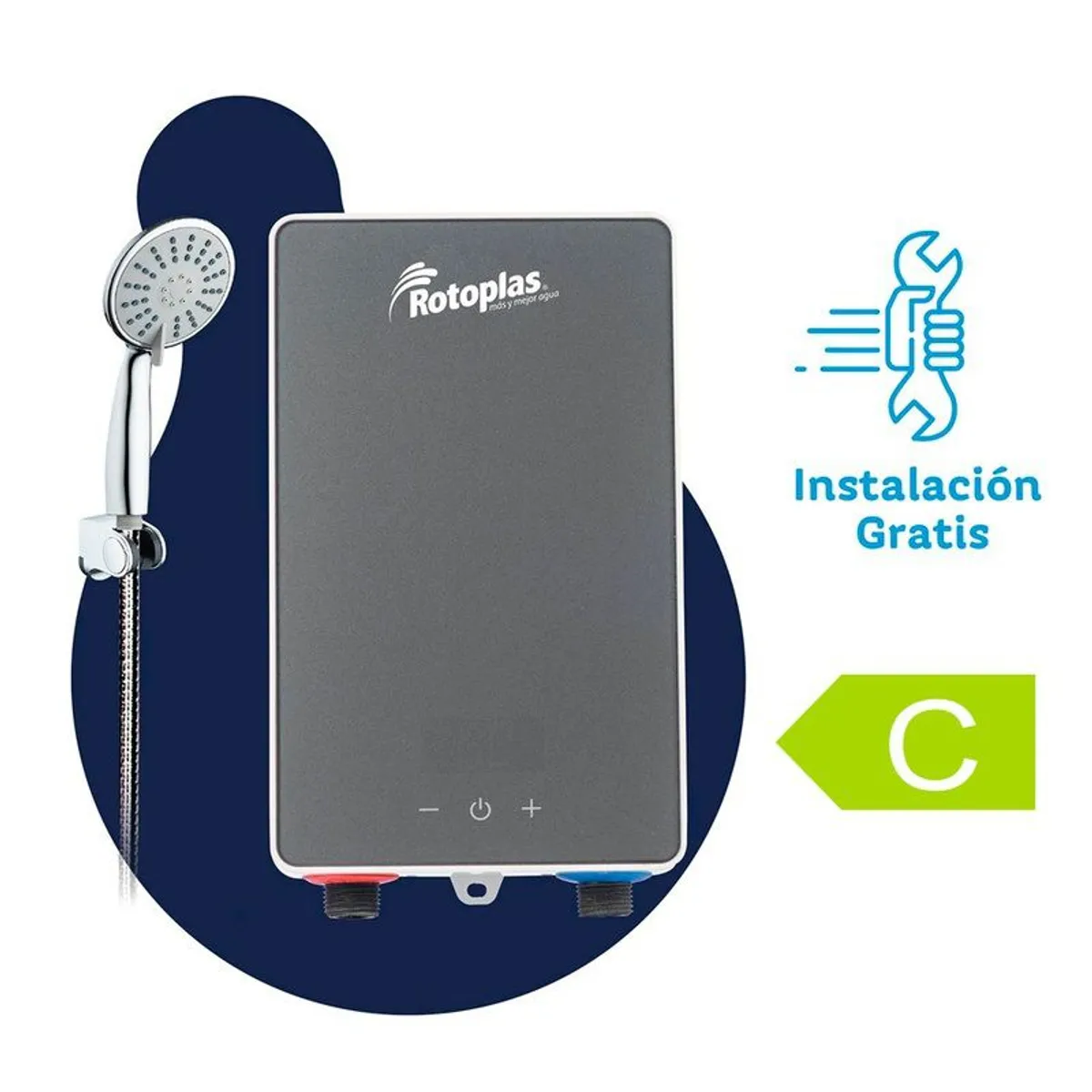 ROTOPLAS - Terma Instantánea Rotoplas New Compact Silver