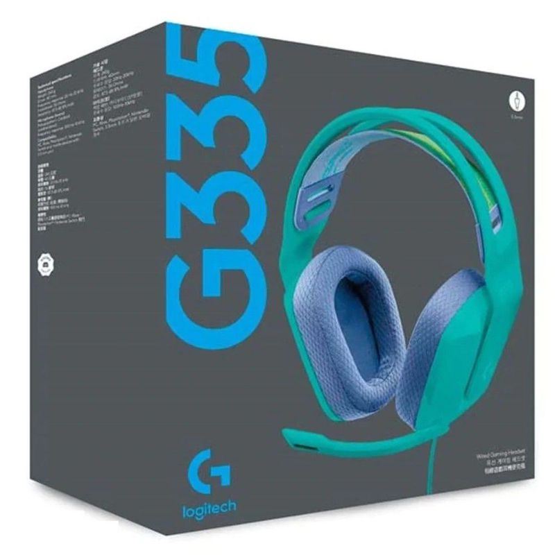 LOGITECH - Audifonos c Microfono Logitech Gamer G335 Multiplataforma Menta
