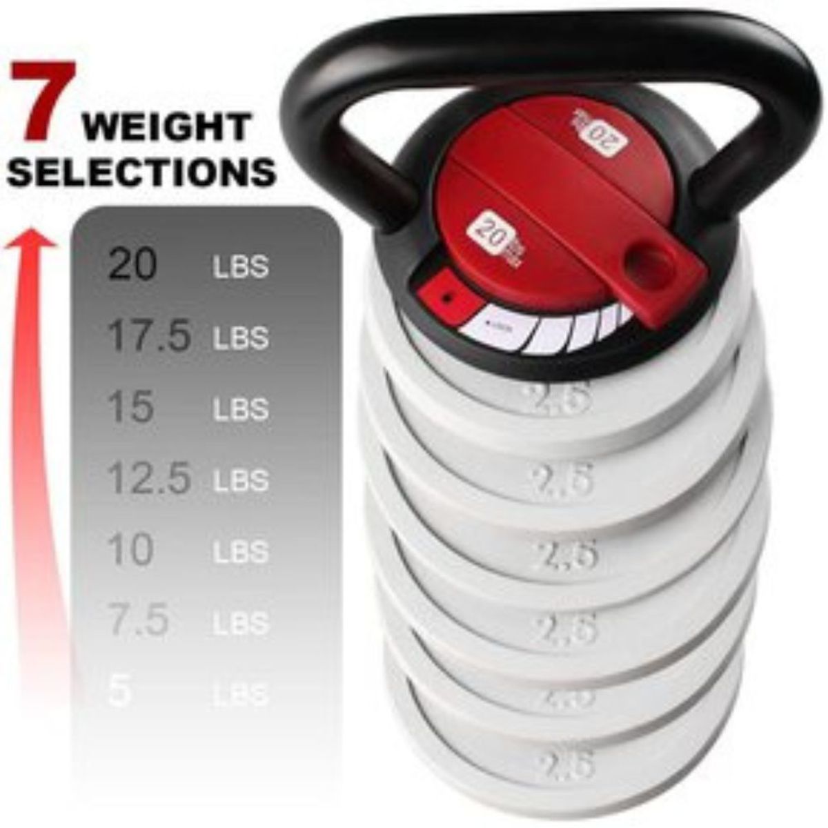 SPORT FITNESS - Pesa Rusa Ajustable Kettlebell 20LBS - 9KG Imp