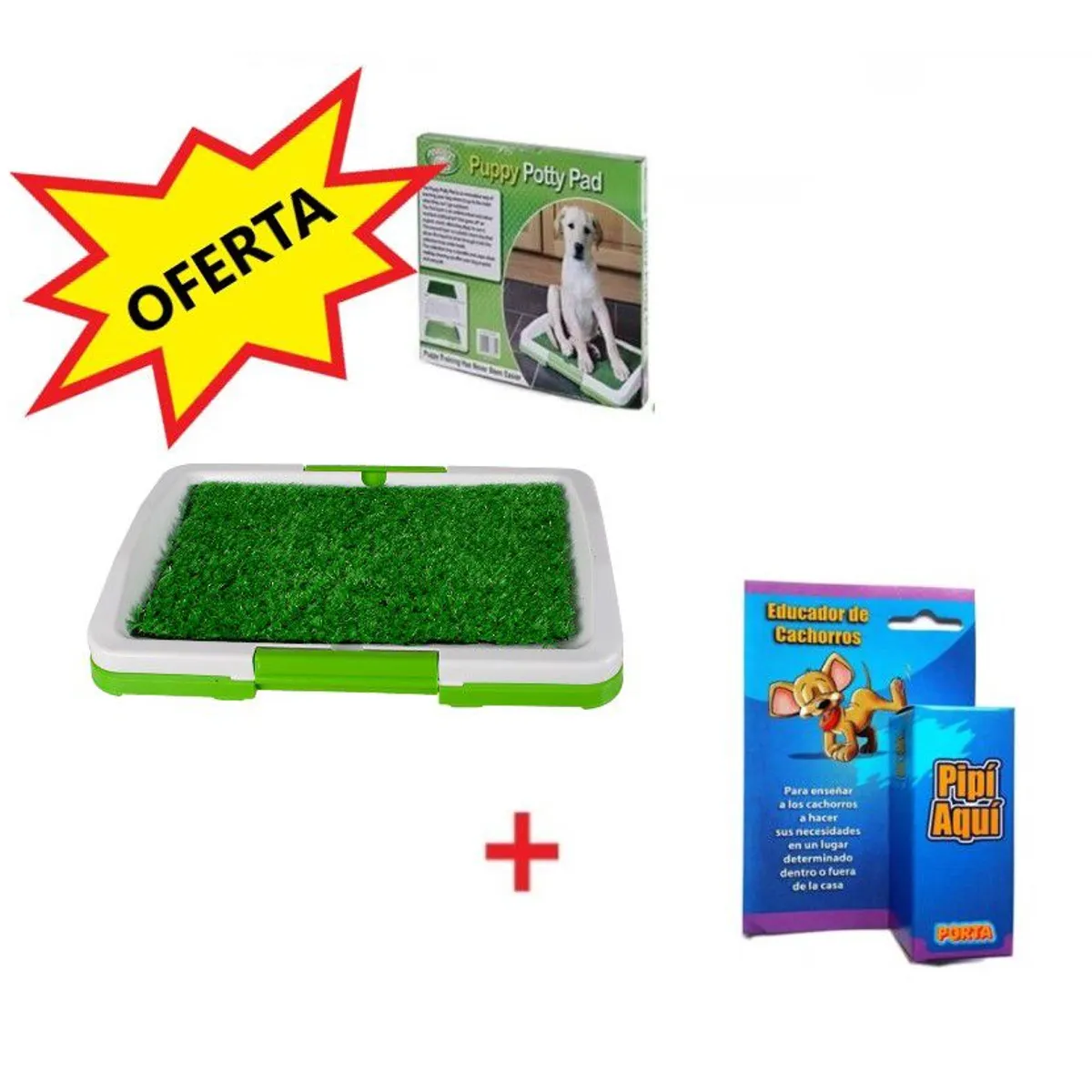 GENERICO - Baño Para Perros Puppy Potty Pad pipi Aqui solo Aqui