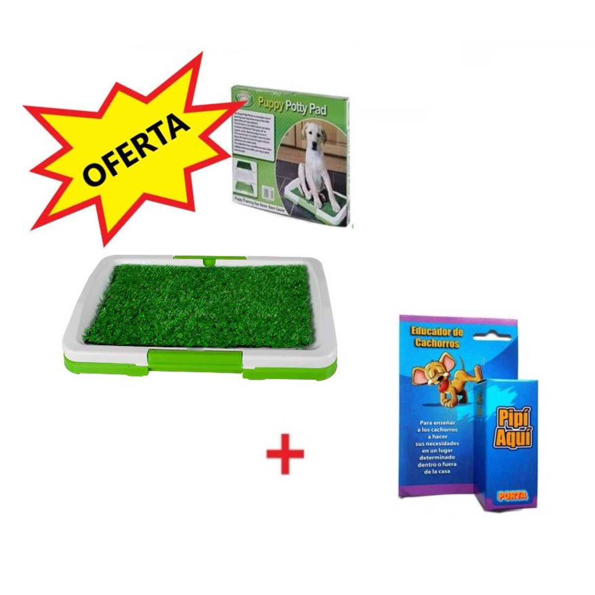 GENERICO - Baño Para Perros Puppy Potty Pad pipi Aqui solo Aqui