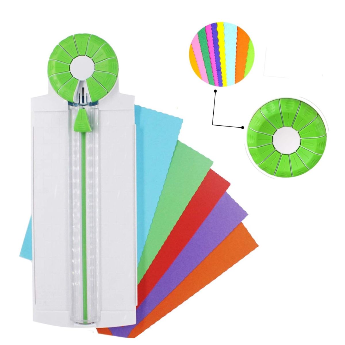 GENERICO - Cortador De Papel De 12 Formas Guillotina De Cortes