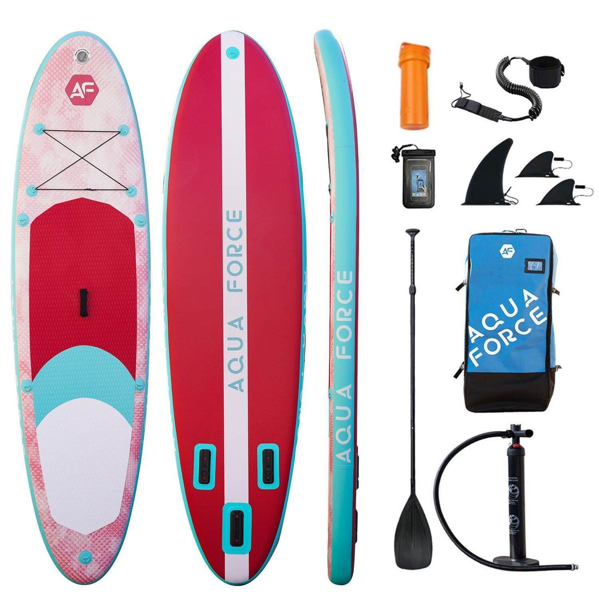 AQUA FORCE - Stand Up Paddle Board 10.6 A1 Pink + Accesorios