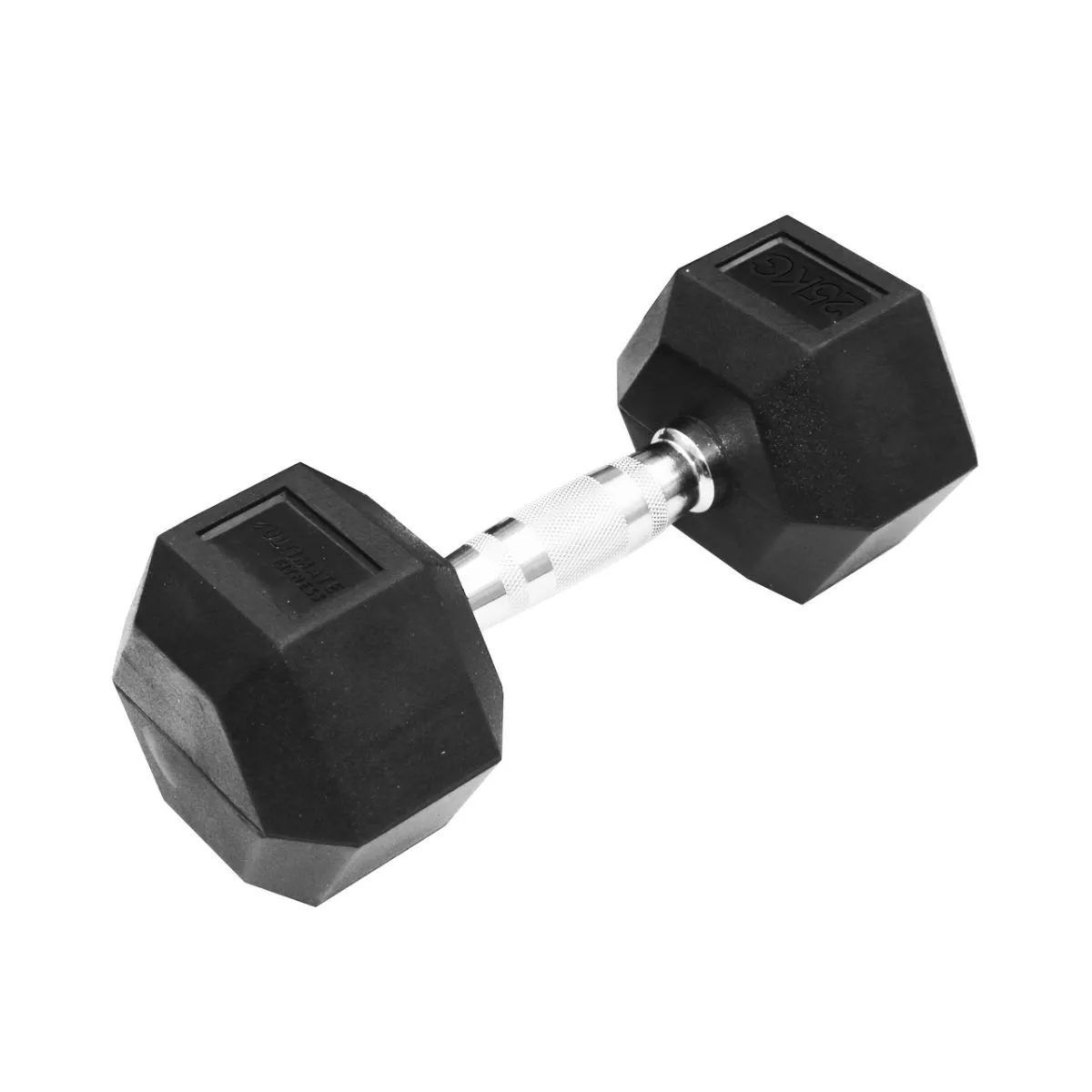 ULTIMATE FITNESS - Mancuerna Hexagonal 25 kg