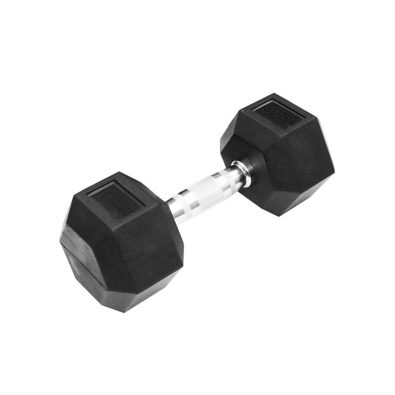 ULTIMATE FITNESS - Mancuerna Hexagonal 15 kg