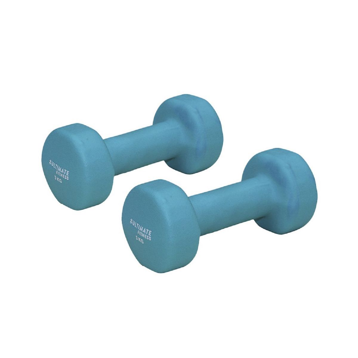 ULTIMATE FITNESS - Mancuernas Neopreno 3 kg (Par)