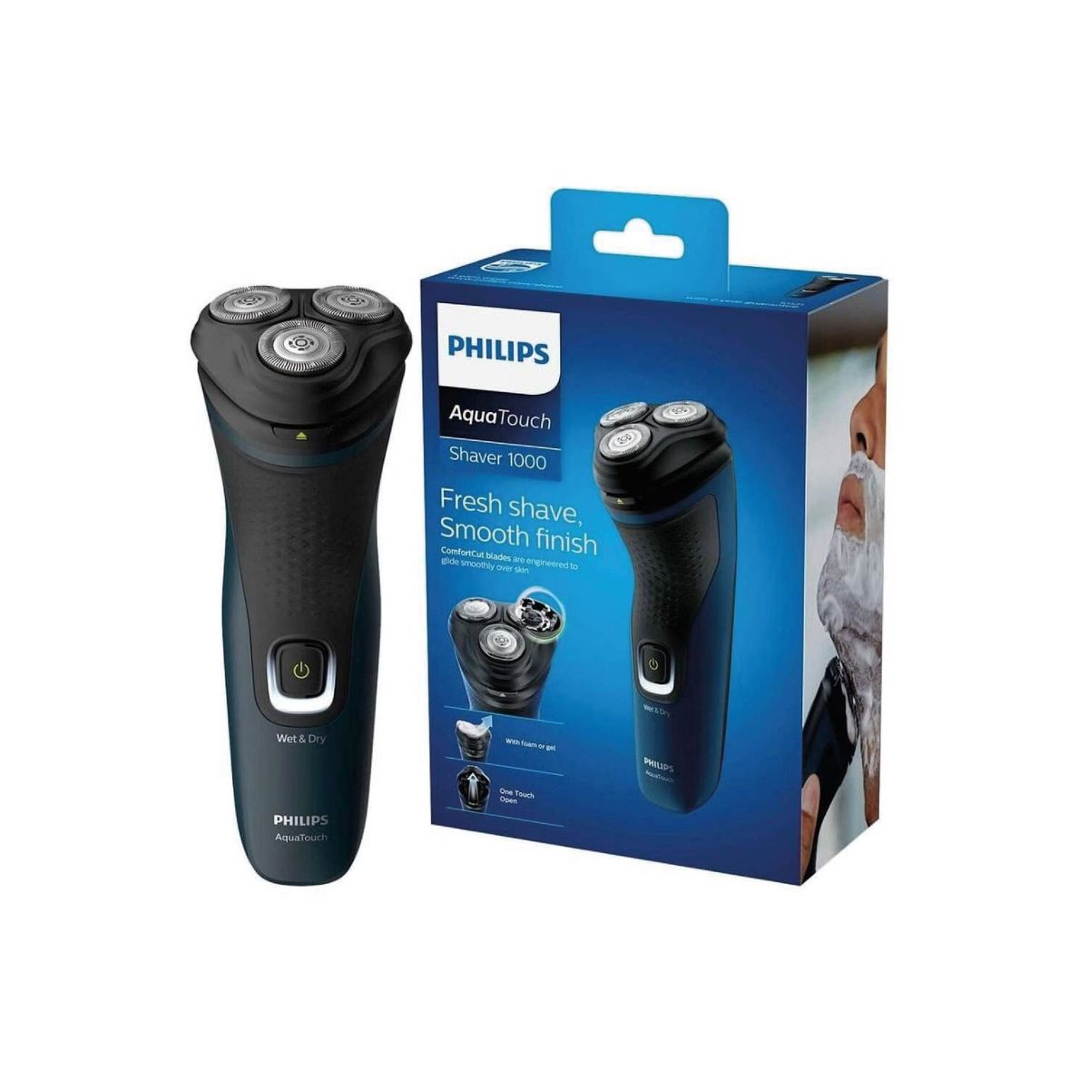 PHILIPS - Afeitadora AquaTouch S1121 Seco y Húmedo