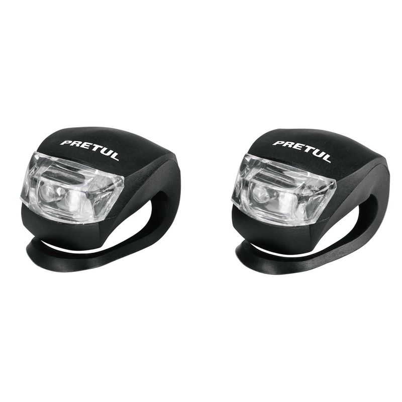 PRETUL - Juego de linterna trasera y delantera para bicicleta Pretul 27050