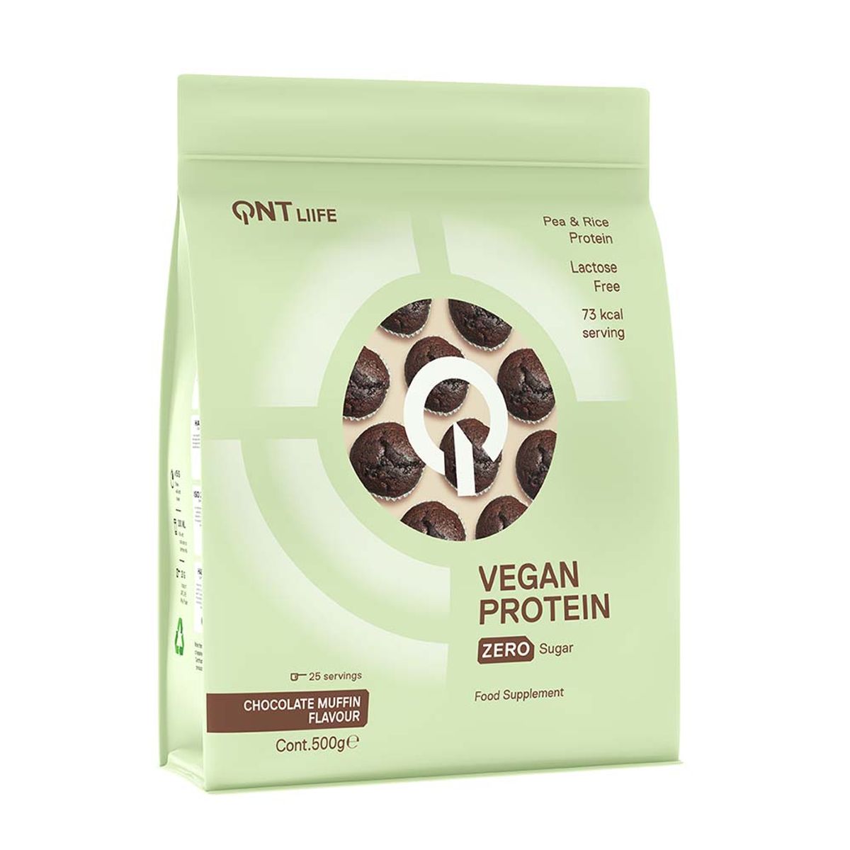 QNT - Proteina Vegana 500gr Chocolate Muffin QNT