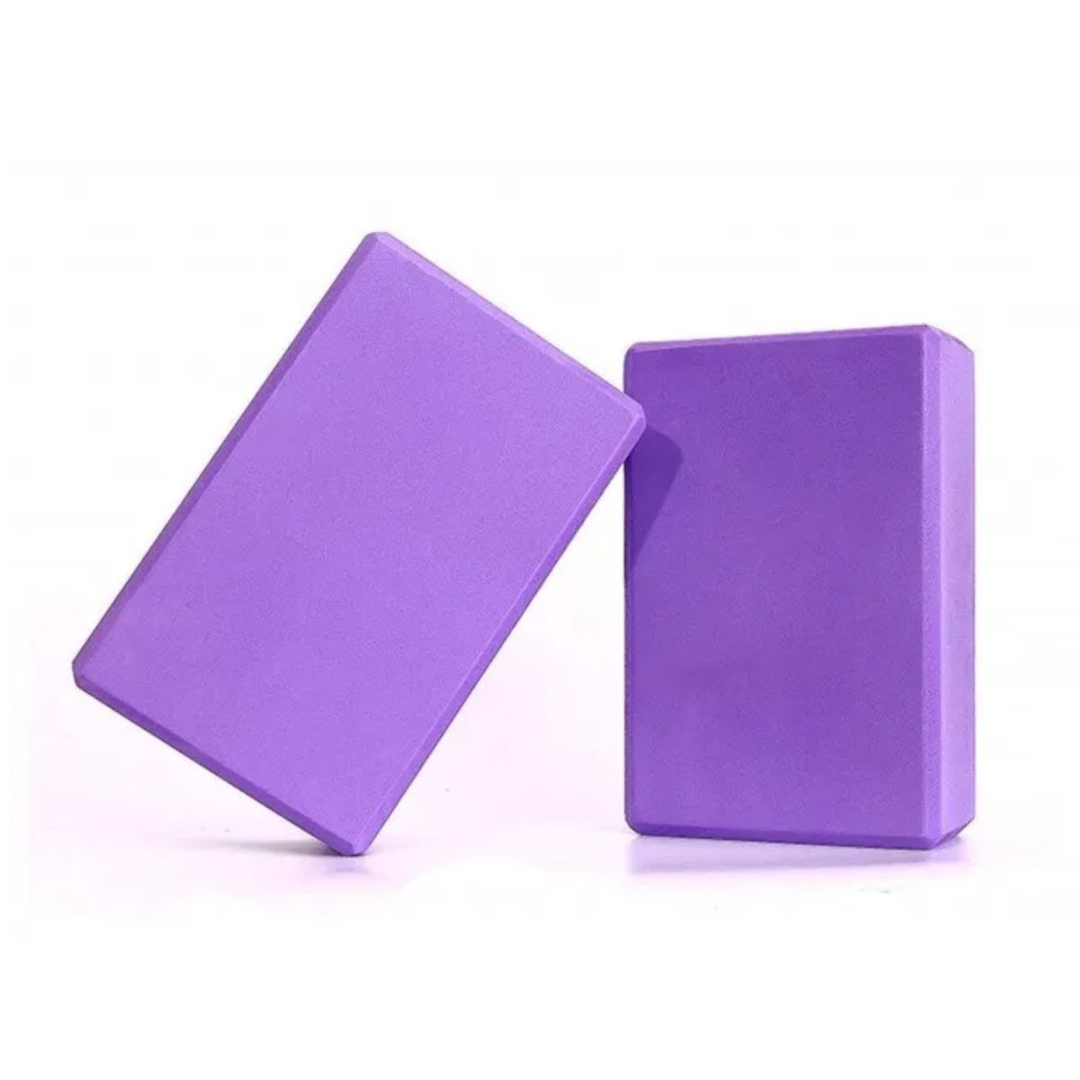 SPORT FITNESS - 2 Ladrillo de espuma para yoga  - lila