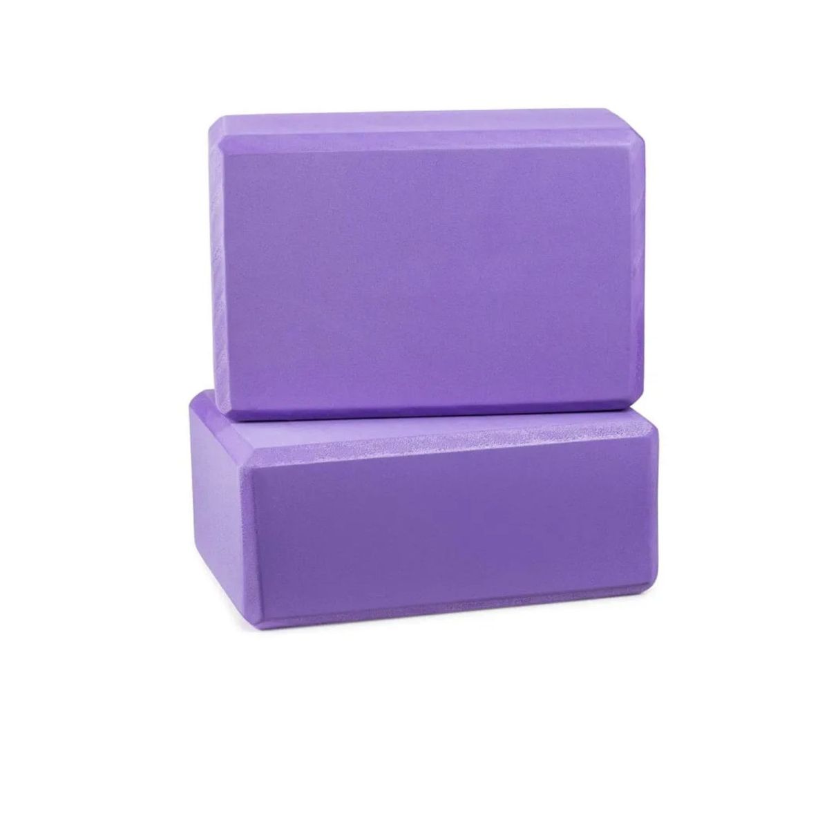 SPORT FITNESS - 2 Ladrillo de espuma para yoga  - lila