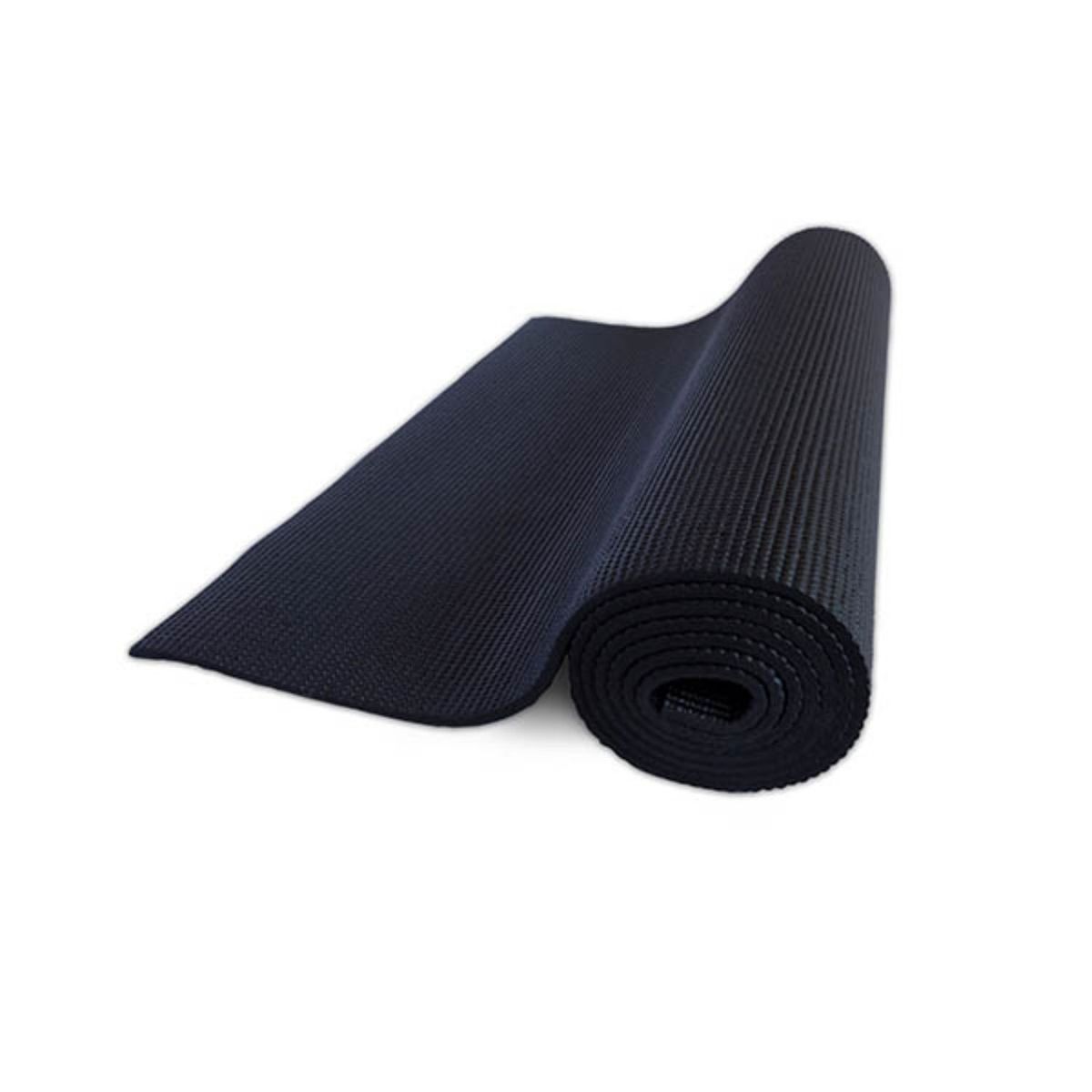 URBAN FIT - Mat Yoga Pilates FitnessFunda Transportadora 6mm - Negro