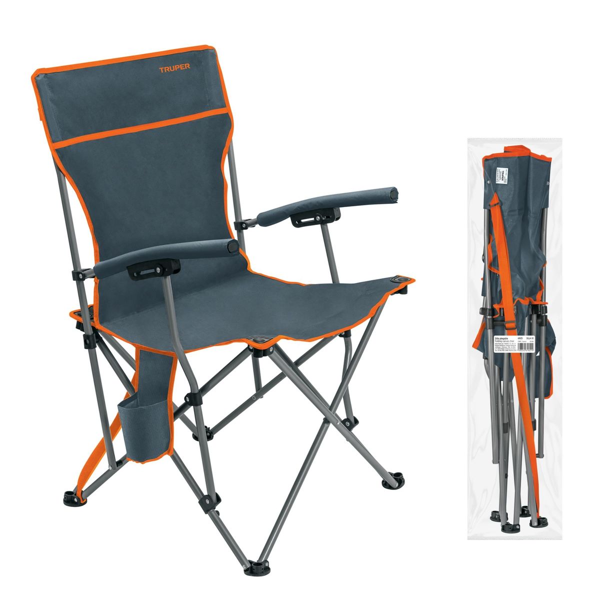 TRUPER - Silla de playa plegable  truper