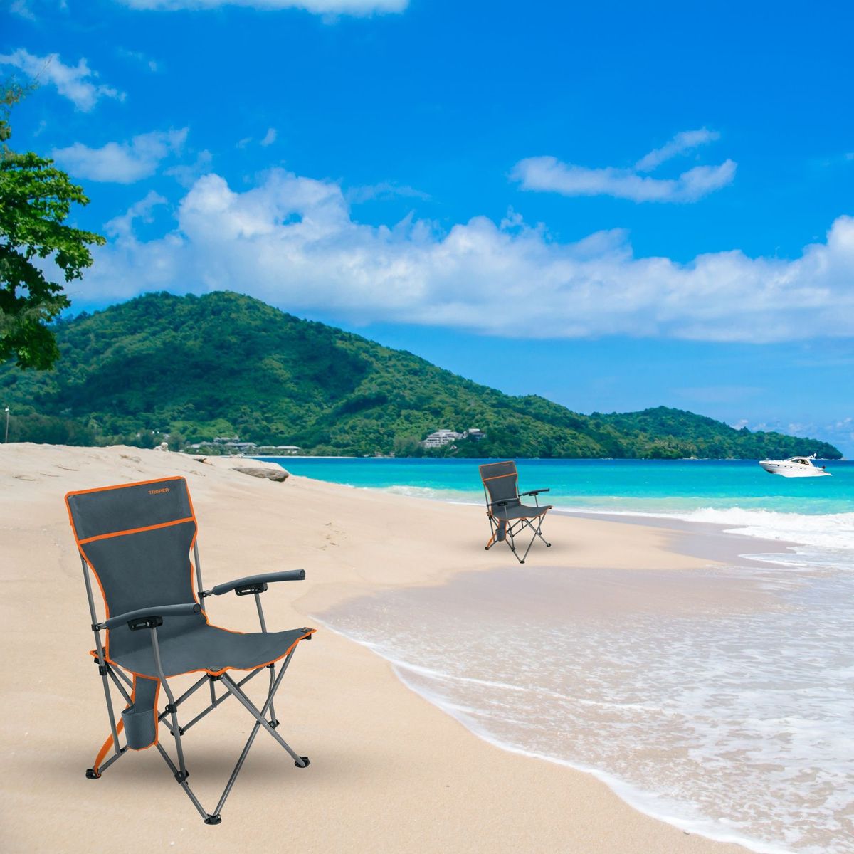 TRUPER - Silla de playa plegable  truper