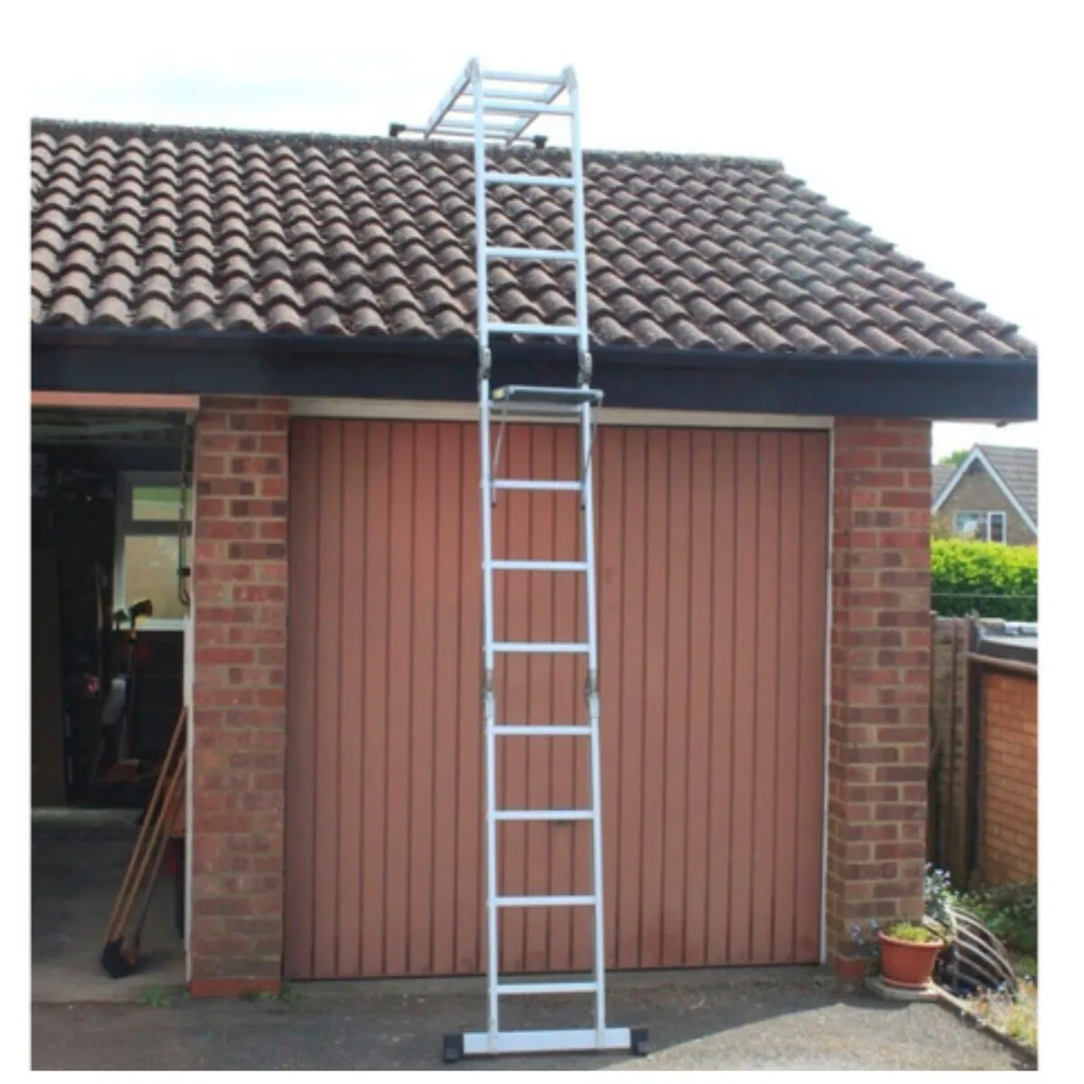 TRUPER - Escalera multiposición 16 peldaños escalera articulada 150kg - truper