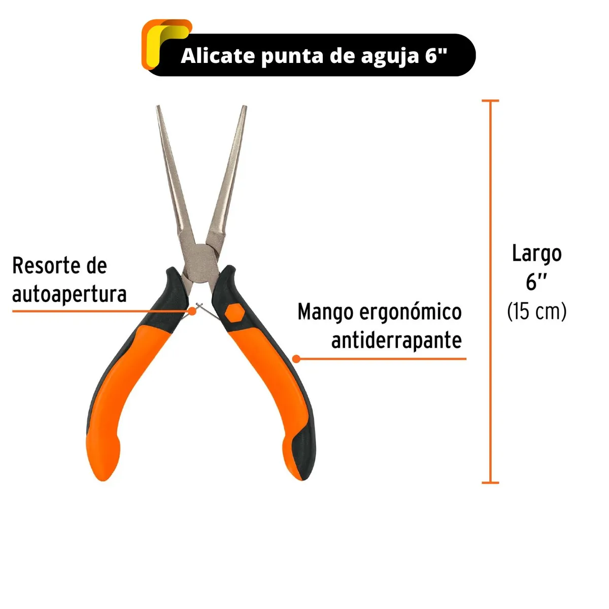 TRUPER - Juego de alicates pinzas miniatura, 3 piezas, truper