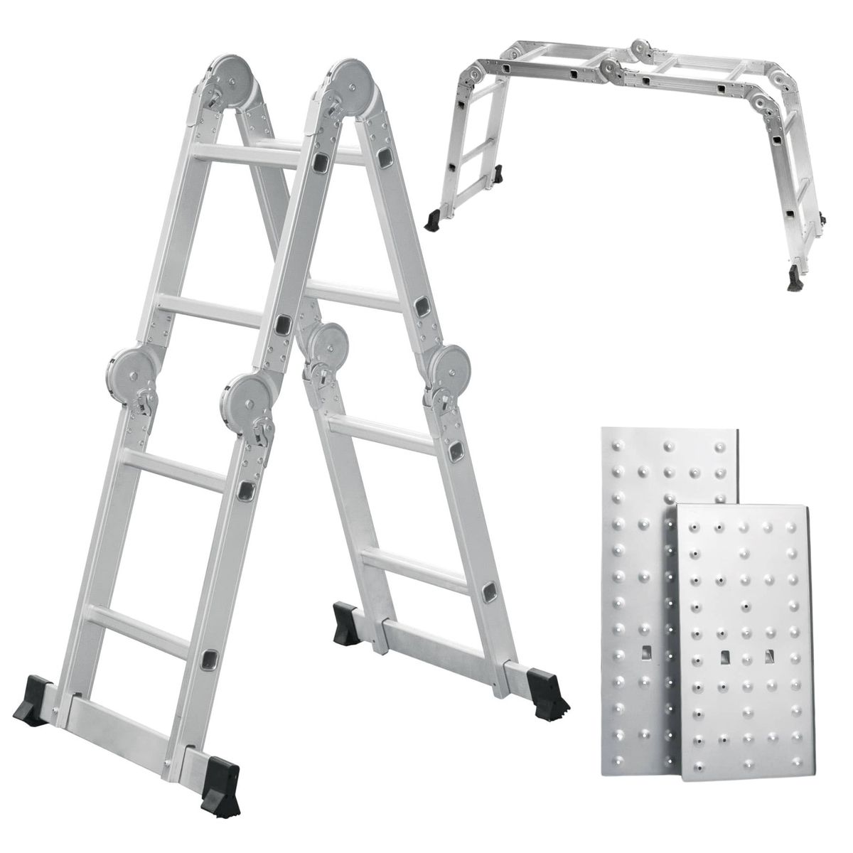 TRUPER - Escalera multiposición 8 peldaños capacidad de carga 150kg - truper