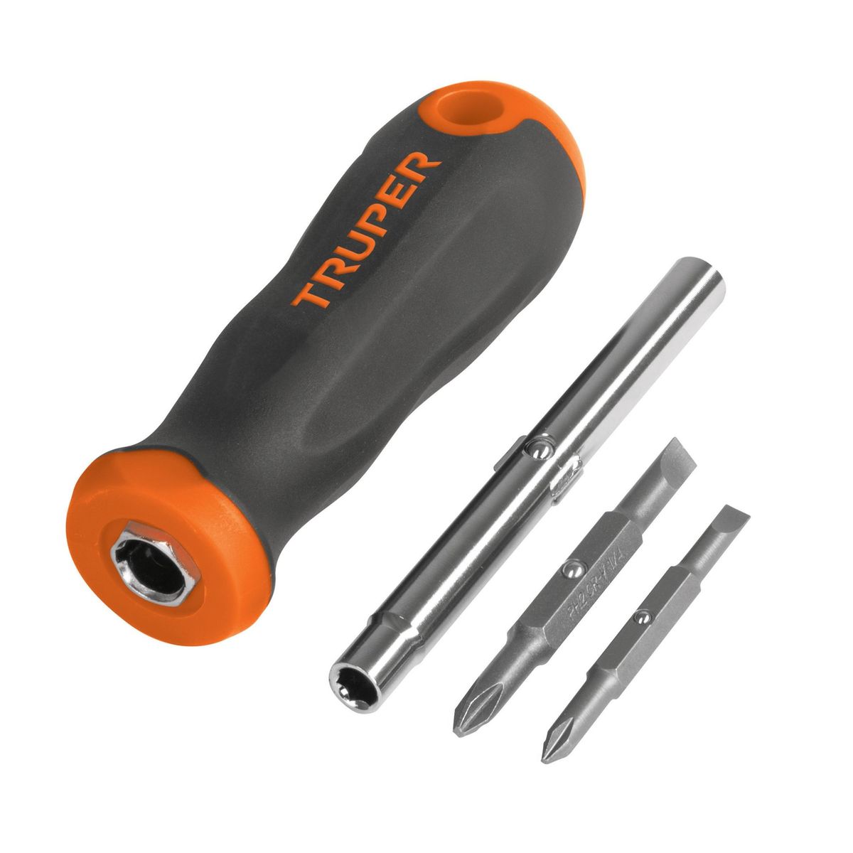 TRUPER - Desarmador puntas intercambiables profesional 6 en 1 truper