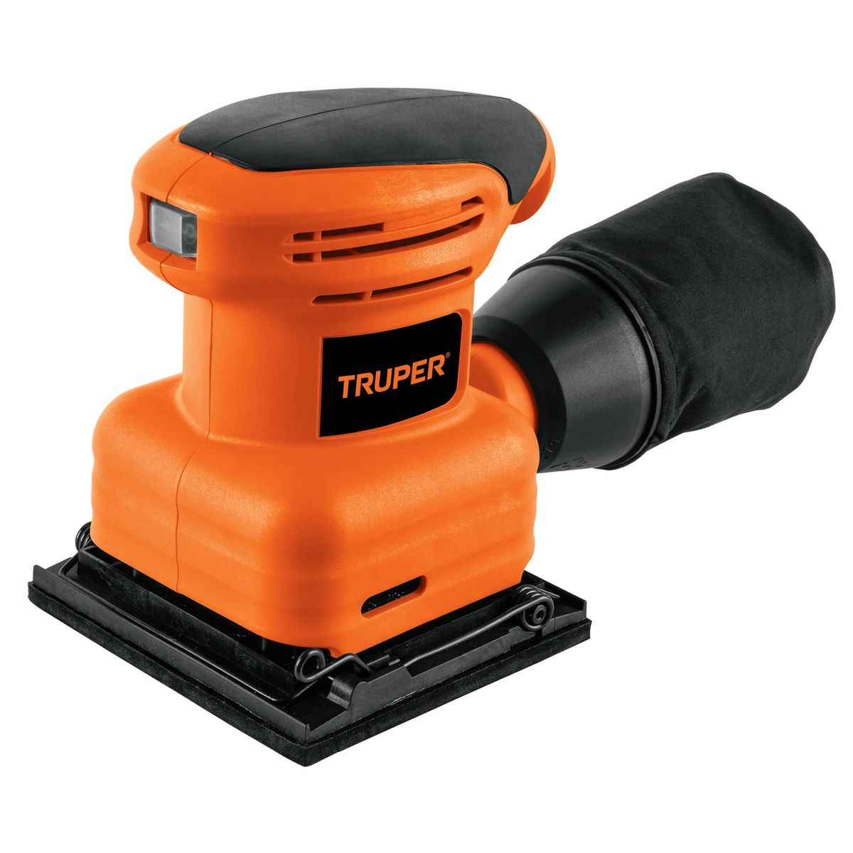 TRUPER - Lijadora orbital, profesional, 1/4 hoja 200 W TRUPER