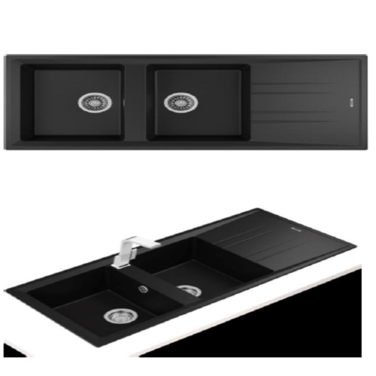 TEKA - LAVADERO  TEGRANIT+ STONE 80 B-TG  METALLIC BLACK