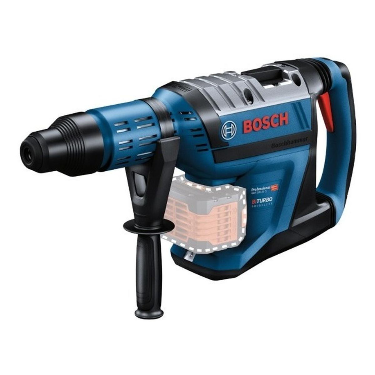 BOSCH - Martillo Inalámbrico Bosch GBH 18V-45 C Biturbo Baretool