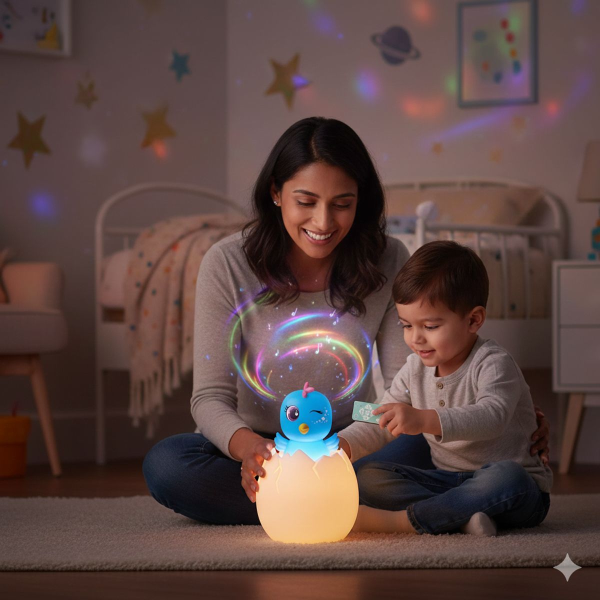 GENERICO - Lámpara de dinosaurios Led Recargable 130 canciones- BIRD