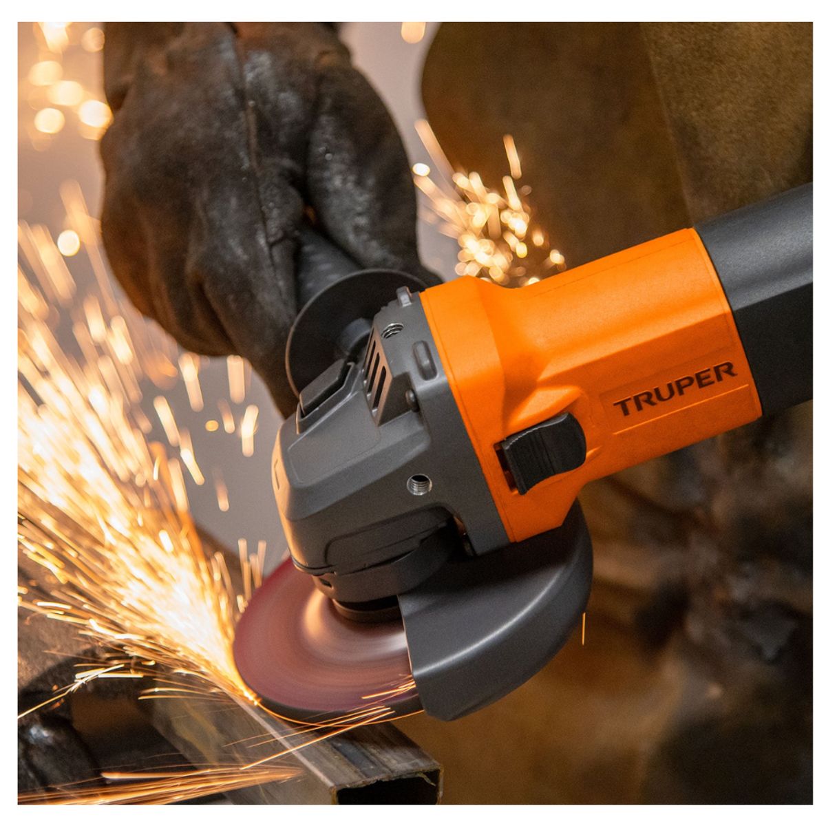 TRUPER - Amoladora esmeril angular profesional 4 1/2" 800w truper