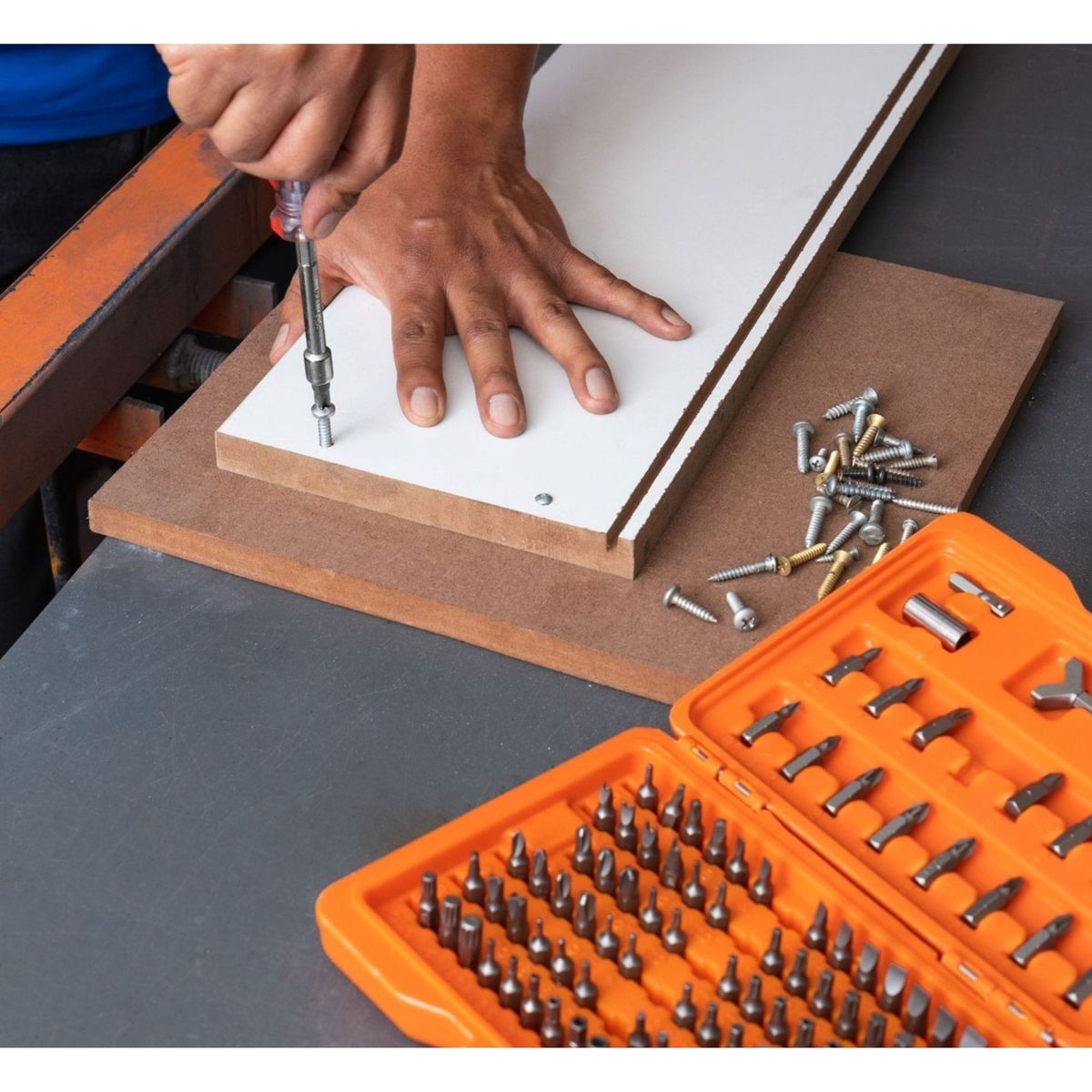 TRUPER - Juego puntas destornillador para taladro atornillador 100 Pzas truper