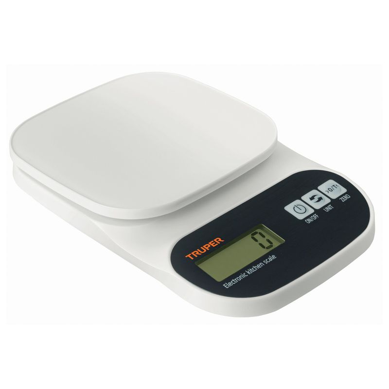 TRUPER - Balanza digital de cocina, base ABS 5 kg truper