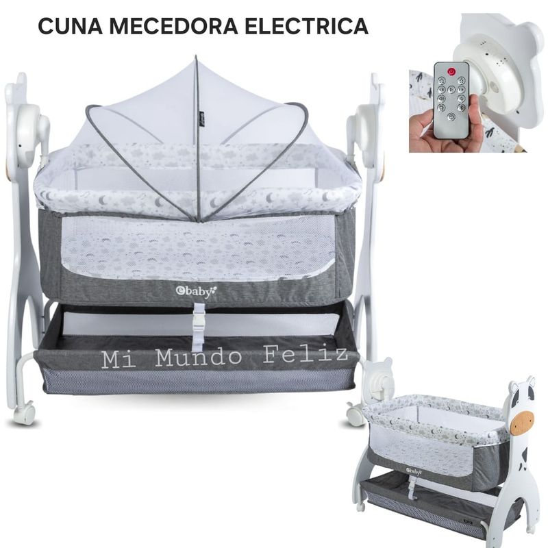 EBABY - CUNA DE BEBE ELECTRICA MECEDORA COLECHO