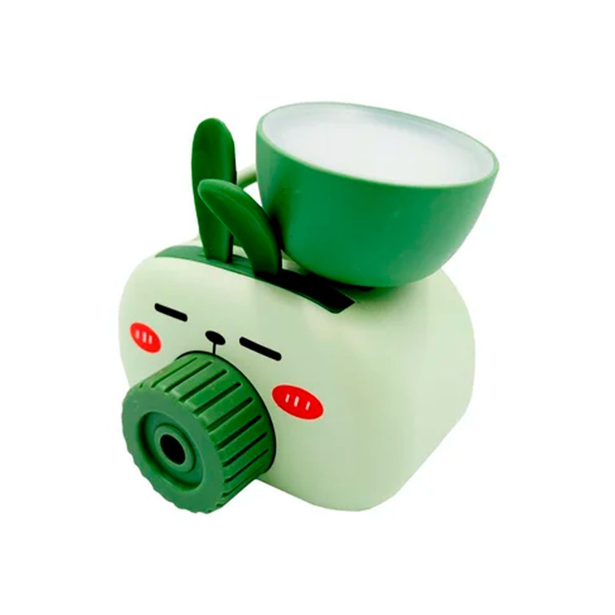 GENERICO - Lámpara Escritorio Multifuncional Tajador portalápices Conejo Verde