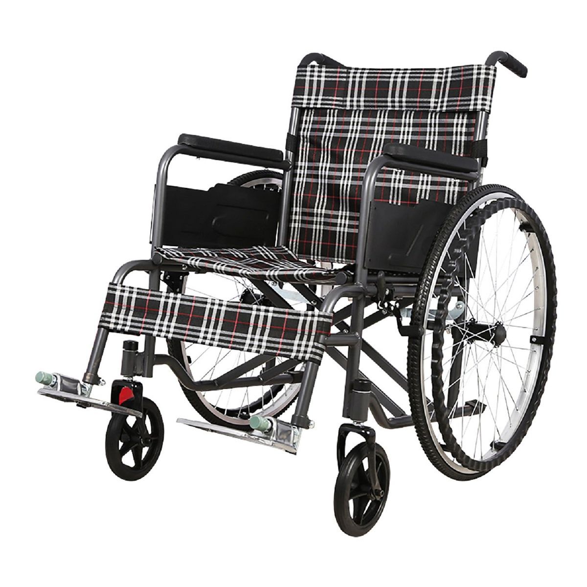 FIRST CARE - Silla de Ruedas Standard Plegable Cuadrille