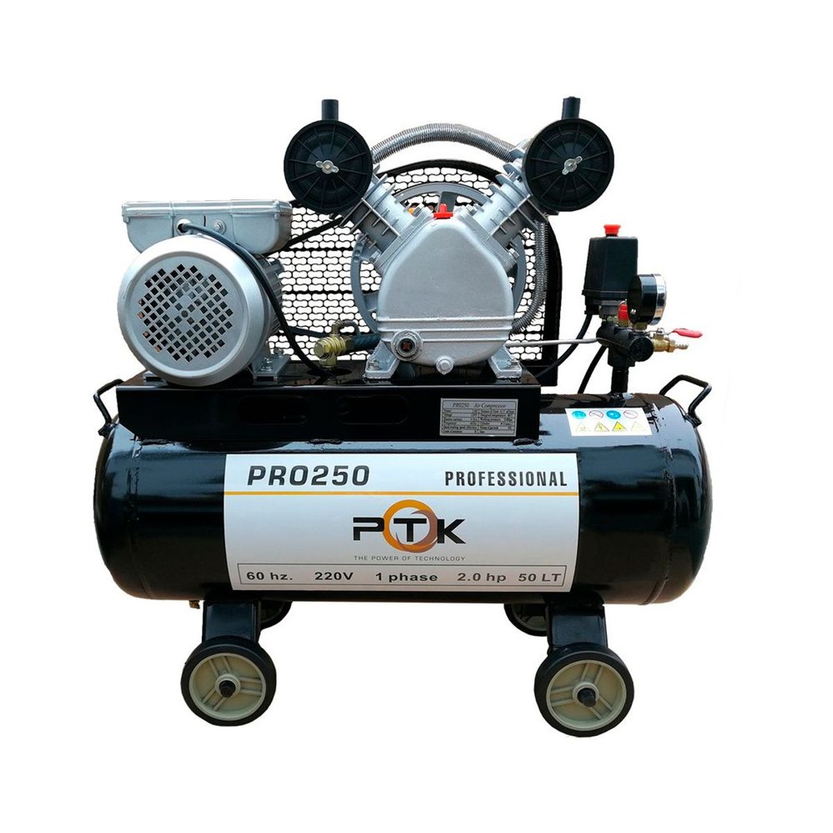 PTK - Compresora de Aire Estacionaria PTK Fajas 50 LT 2 HP