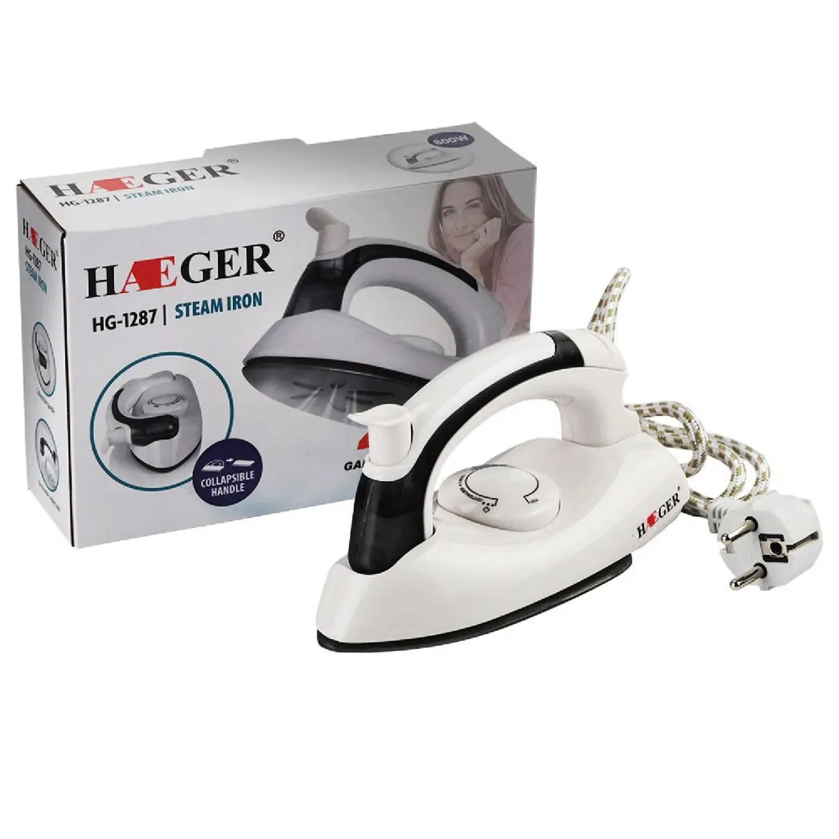 GENERICO - Mini Plancha de Viaje a vapor - 800 watts