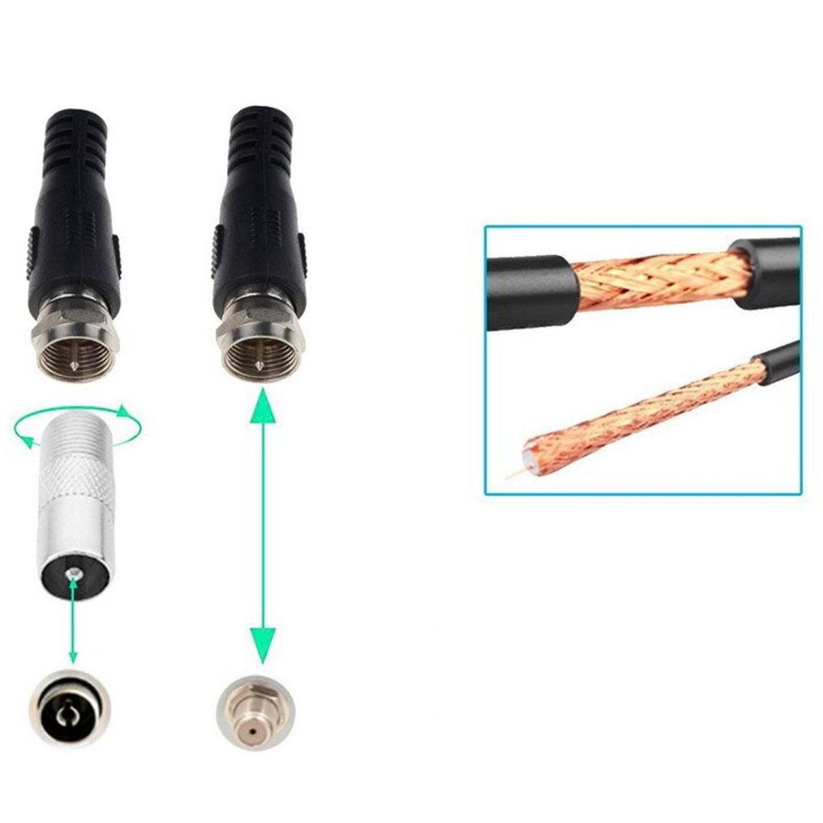 GENERICO - Antena tv digital full hd hdtv ultradelgado canales digitales interior