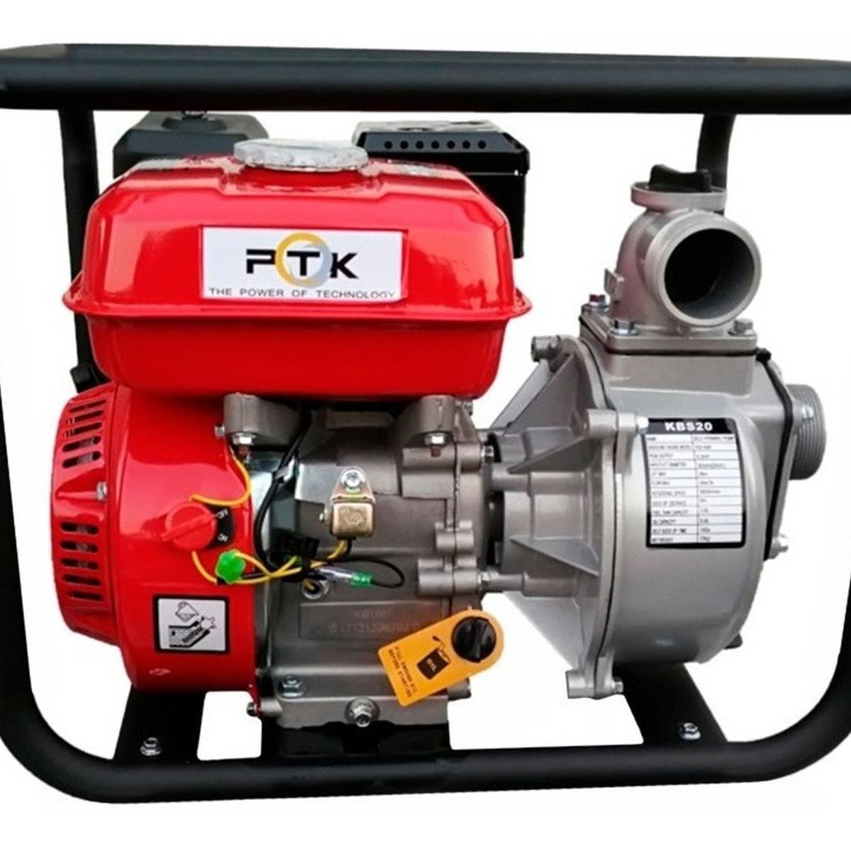 PTK - Motobomba PTK Industrial 2x2" 6.5 HP 3600 RPM