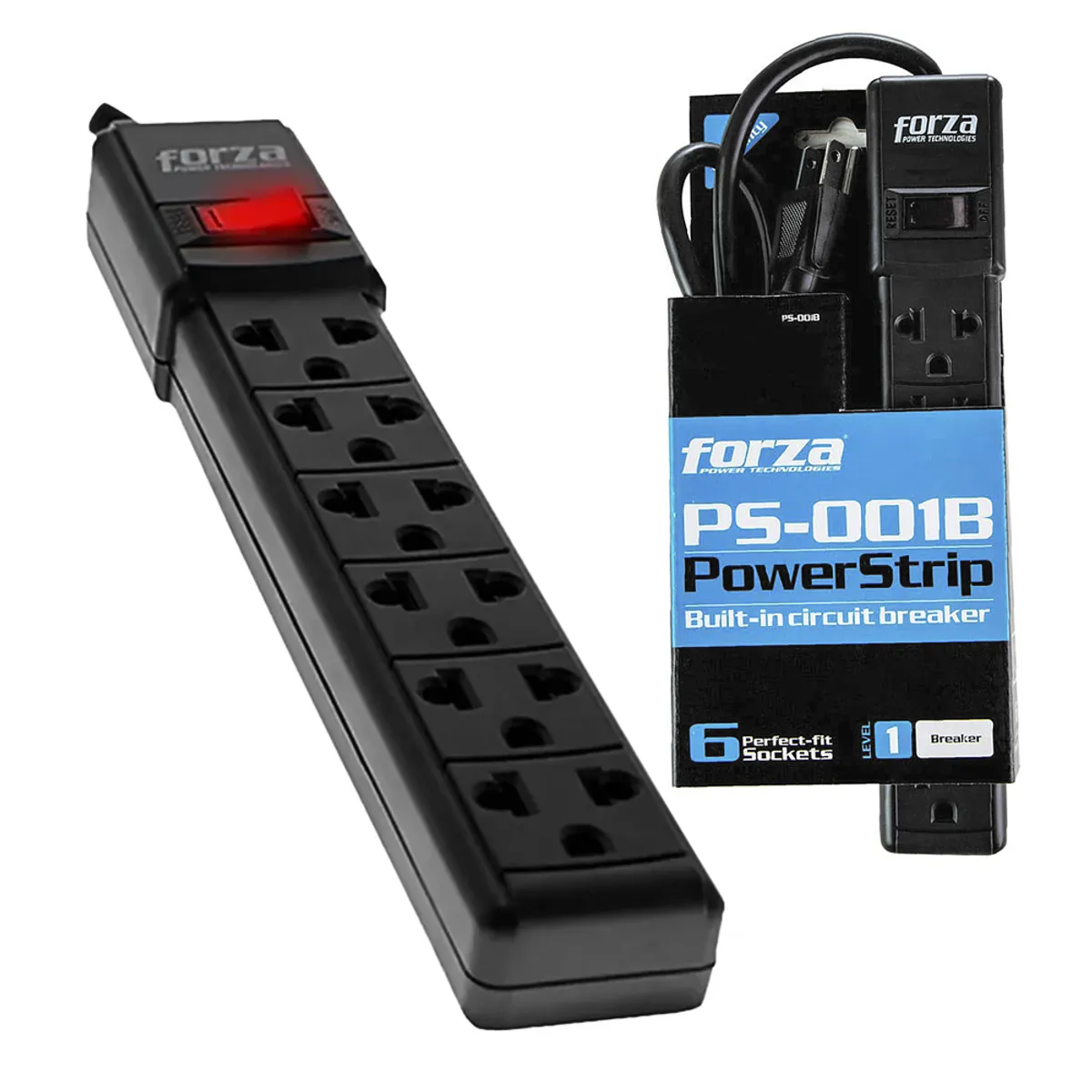 FORZA - SUPRESOR DE PICOS FORZA 6 TOMAS PS-001B