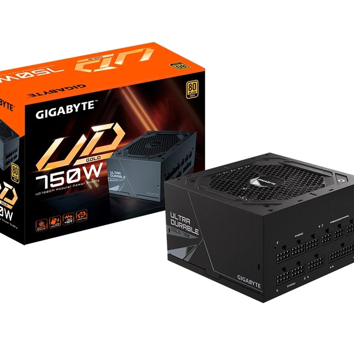 GIGABYTE - FUENTE DE PODER GIGABYTE 750W 80 PLUS GOLD MODULAR (GP-UD750GM)