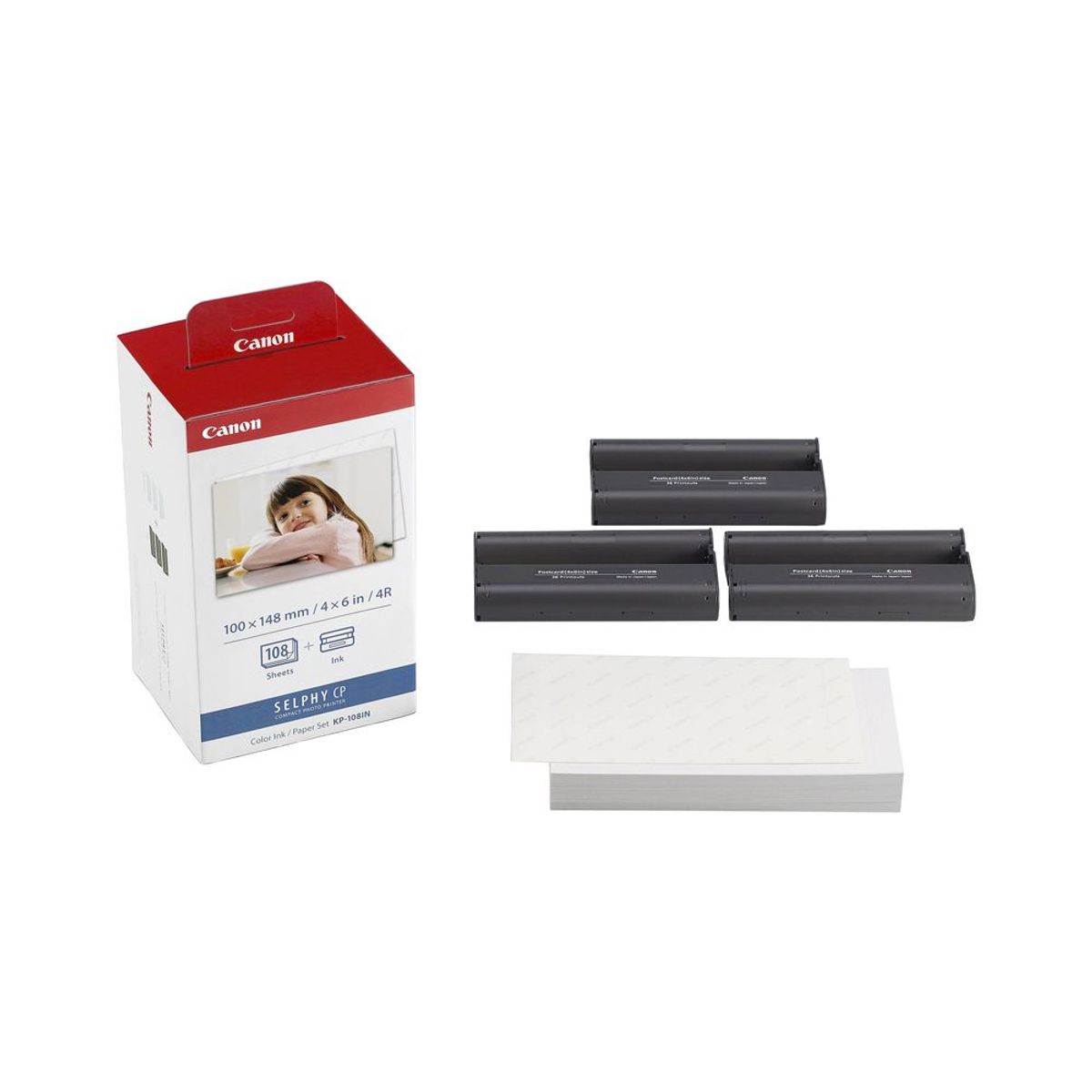 CANON - Papel Fotografico Canon + Cartuchos KP-108