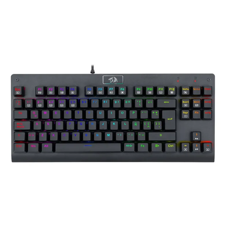 REDRAGON - Teclado Mecánico Redragon K568RGB-SP DARK AVENGER Negro español