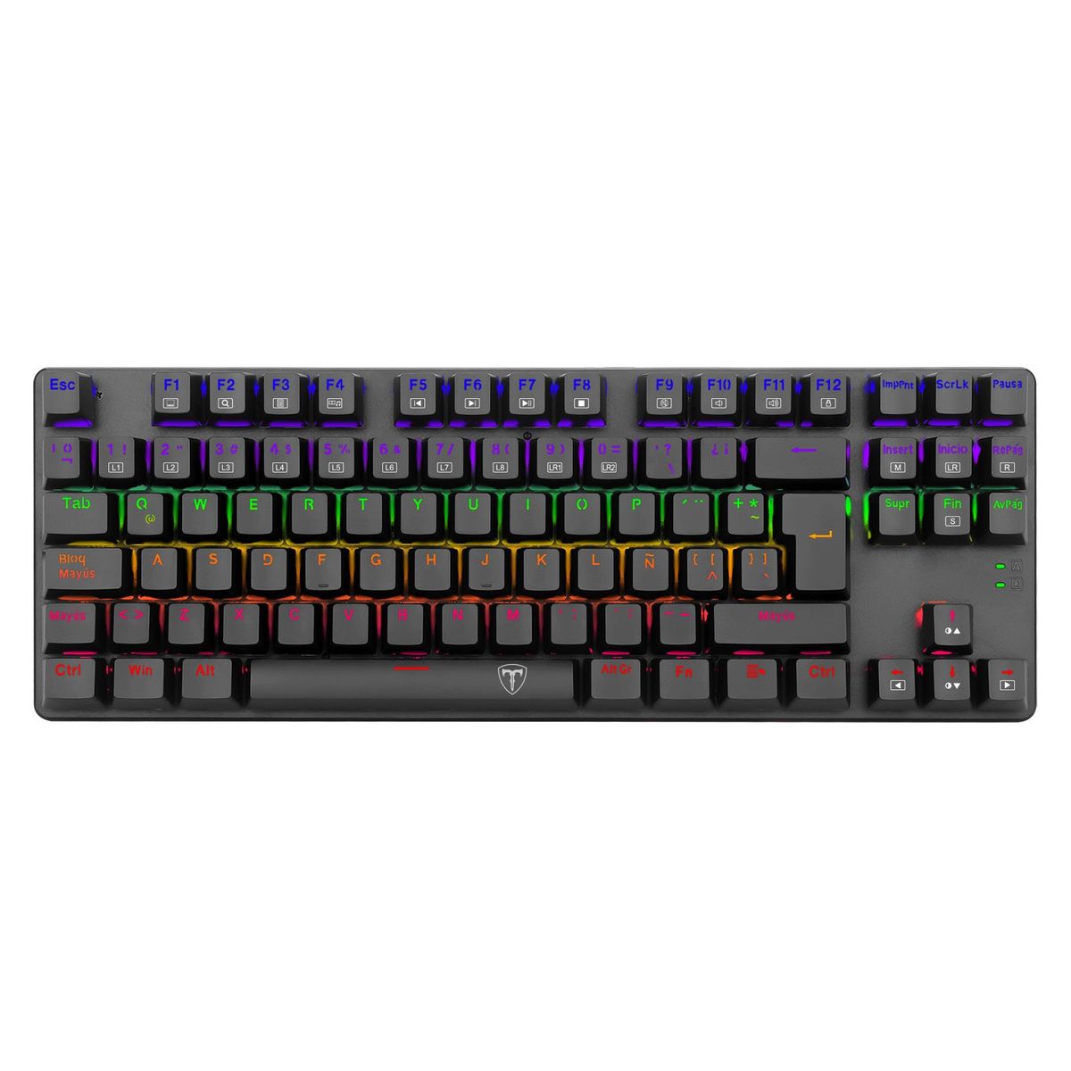T-DAGGER - Teclado Mecanico T-Dagger T-TGK313-BL Bora Rainbow Blue switch