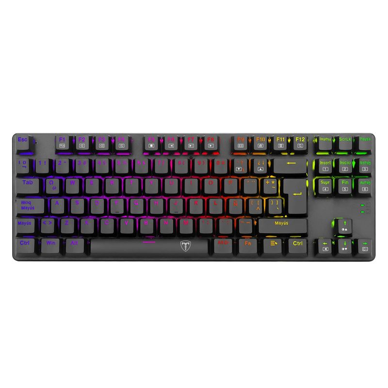 T-DAGGER - Teclado Mecanico T-Dagger T-TGK315-BL Bora RGB Negro Blue switch