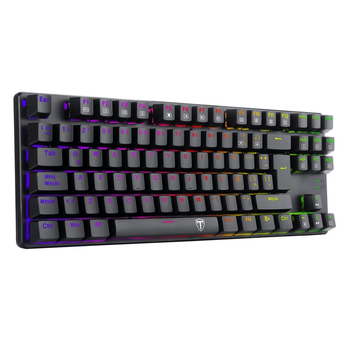 T-DAGGER - Teclado Mecanico T-Dagger T-TGK315-BL Bora RGB Negro Blue switch