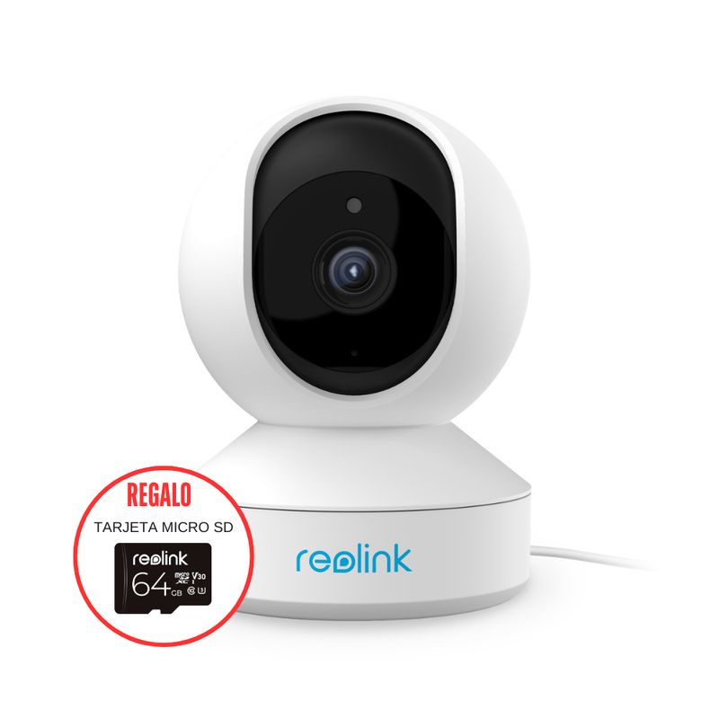 REOLINK - Reolink E1 Cámara de seguridad 3MP Gira 360°