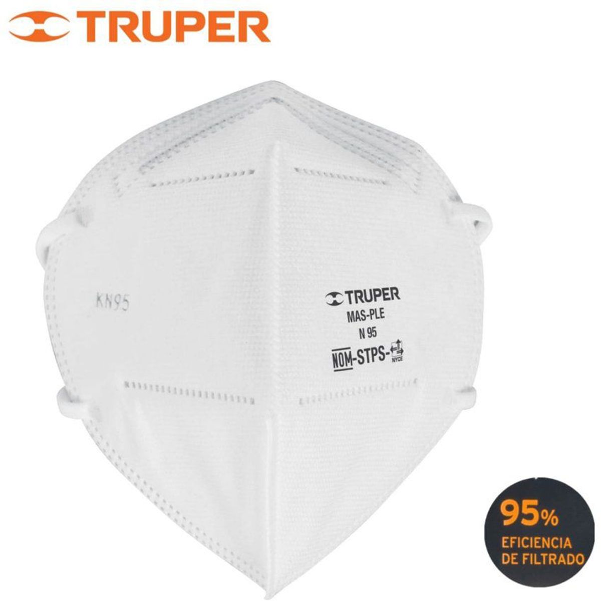 TRUPER - Respirador n95 truper certificada para polvos y partículas
